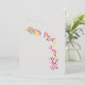 BRIDEキャンディハートアイラブユーお祝いパーティー 招待状 (スタンド正面)