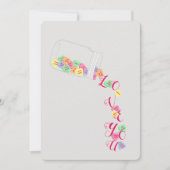 BRIDEキャンディハートアイラブユーお祝いパーティー 招待状 (正面)