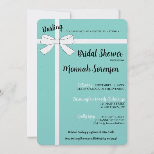 BRIDEクラッシー&素晴らしいお祝いシャワーパーティー (正面)