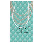 BRIDEグラム&パールズブライダルシャワーパーティー スモールペーパーバッグ (正面)