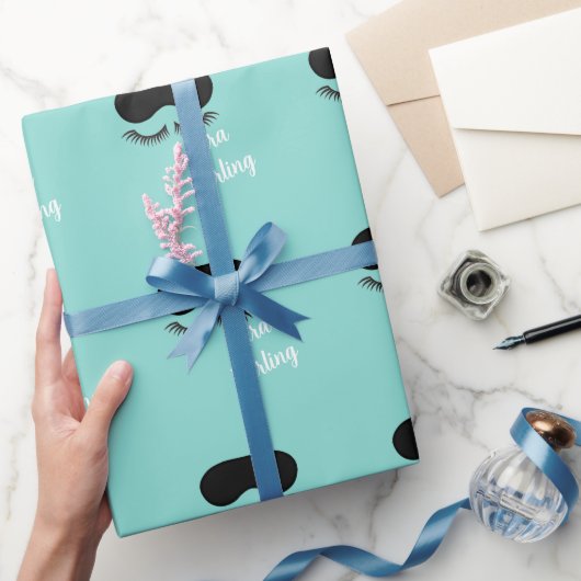 BRIDEダーリンティアラパーソナライズされたパーティー ラッピングペーパー (ギフト)