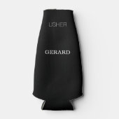 BRIDEティール(緑がかった色)タキシードブライダルパーティベミーグロームスマン ボトルクーラー (正面)