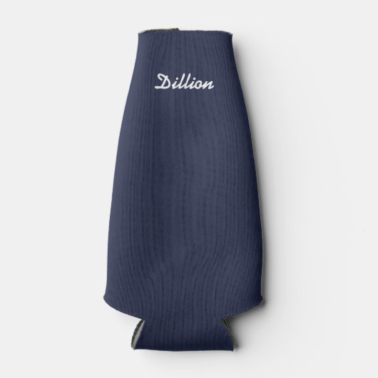 BRIDEネイビーブルー&イエローウェディングパーティーグロムスマン ボトルクーラー (正面)