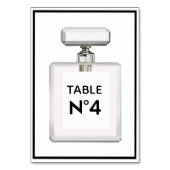 BRIDEパリジャンテーマシャワーパーティー テーブルナンバー (裏面)