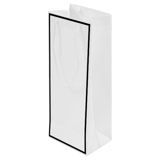 BRIDEパリジャンテーマシャワーブライダル誕生日パーティー ワインギフトバッグ (裏面アングル)