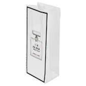 BRIDEパリジャンテーマシャワーブライダル誕生日パーティー ワインギフトバッグ (正面アングル)