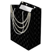 BRIDEパリジャンテーマブライデスメイドシャワーパーティー ミディアムペーパーバッグ (裏面アングル)