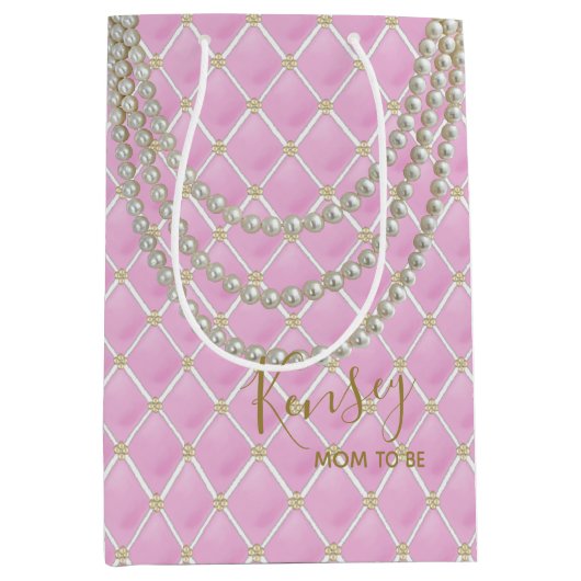 BRIDEパリピアール&グラムピンクシャワーパーティー ミディアムペーパーバッグ (正面)