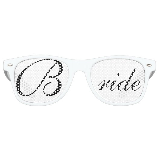 BRIDEパーティーシェード レトロサングラス (正面)