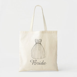 BRIDEホワイトプリンセス結婚ズドレスブライダルトート トートバッグ