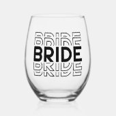 Bride  ステムなしワイングラス (正面)