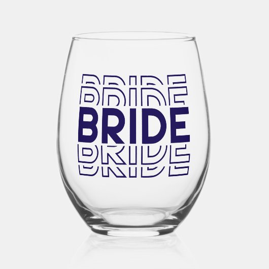 Bride  ステムなしワイングラス (正面)