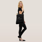Bride モダン Scriptの結婚名前をカスタムする トートバッグ (モデル)