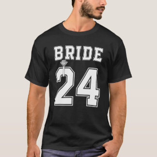 Bride 2024 Engagement Bridal Shower Proposal Match Tシャツ