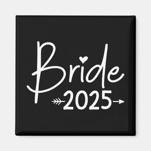 Bride 2025の結婚バチェロレッテ マグネット (正面)