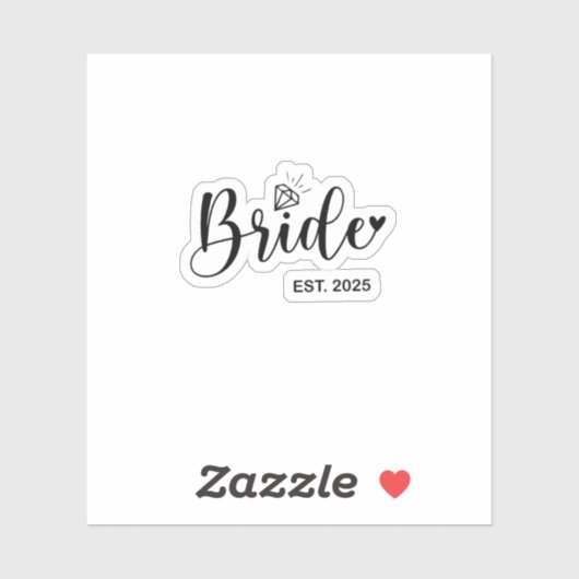 Bride 2025春の結婚式発表結婚 シール (シート)