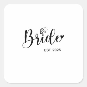 Bride 2025春の結婚式発表結婚 スクエアシール