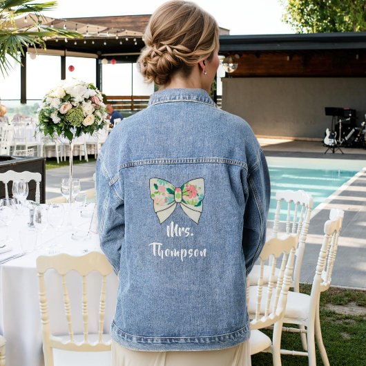 Bride and bridesmaids jackets / personalized デニムジャケット