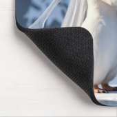 Bride and Groom Penguins On an Iceberg マウスパッド (コーナー)