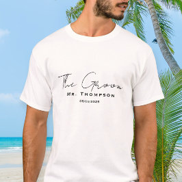 Bride and Groom Shirts, Custom Honeymoon Shirts Tシャツ