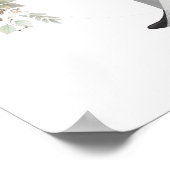 Bride and Groom Wedding Couple Welcome ポスター (角)