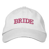 BRIDE BACHELORETTE BASEBALL HAT 刺繍入りキャップ (正面)