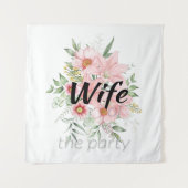 Bride Bachelorette Party タペストリー (正面)