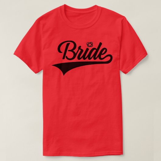 BRIDE Bachelorette Party WEDDING BACHELOR Tシャツ (デザイン正面)