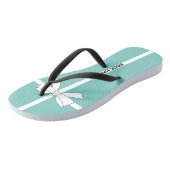 BRIDE & Bridesmaid パーソナライズされた Shower Tiaraパーティー ビーチサンダル (アングル)