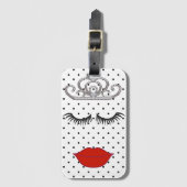 BRIDE & Bridesmaidsブライダルベビーシャワーティアラパーティー ラゲッジタグ (正面縦)