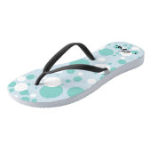 BRIDE & Bridesmaids水玉模様シャワーブライダルパーティ ビーチサンダル (アングル)