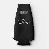 BRIDE Burgundy Wedding Party Be My Groomsmen ボトルクーラー (正面)