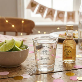 Bride Club Bachelorette Weekend Favor Name ショットグラス