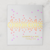 BRIDE & COイパネマフラミンゴ水玉模様パーティーテーブル プレイスカード (外部開封)