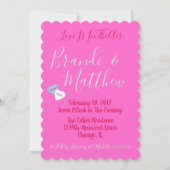 BRIDE & COキャンディハート婚約パーティシャワー 招待状 (裏面)