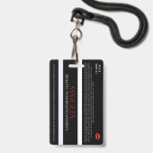 BRIDE & COティアラパーティーエントリーVIPパスパーティー バッジ (裏面（ネックストラップ付）)