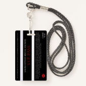 BRIDE & COティアラパーティーエントリーVIPパスパーティー バッジ (裏面ランヤード)