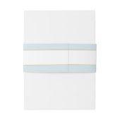 BRIDE & COティール（緑がかった色）ブルーブーケ結婚ズスイート 招待状ベリーバンド (裏面例)