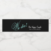 BRIDE & COハッピーカップル私たちはブライダルパーティ ペットボトルラベル (シングルラベル)