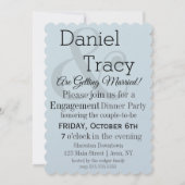 BRIDE & CO彼女はYes!ダイヤモンドリングや輪婚約 招待状 (裏面)