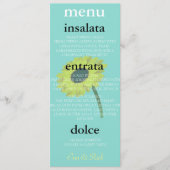 BRIDE & CO秋の花嫁ひまわりシャワーパーティー メニュー (正面)