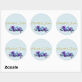 BRIDE CO素朴コテージバラ結婚ズスイートパーティー ラウンドシール (シート)