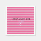 BRIDE CO ここに花嫁が！ シャワーパーティ スタンダードカクテルナプキン (正面)