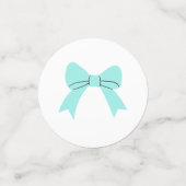 Bride & Co. ブライダルシャワーターコイズ コンフェッティ (スモール正面)