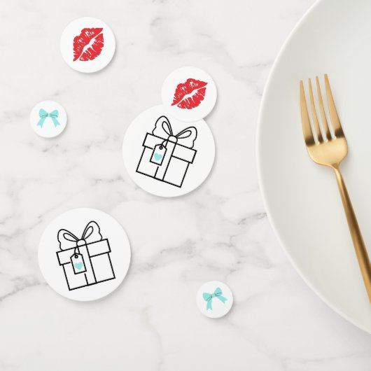 Bride & Co. ブライダルシャワー ターコイズ コンフェッティ (グループ)