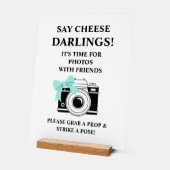 Bride & Co. Bridal Shower Turquoise アクリルサイン (傾斜)