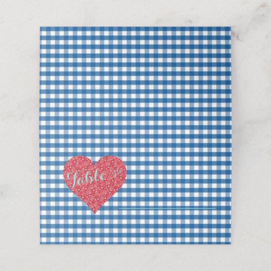 BRIDE & CO Kitschカントリーウェディングシャワーパーティー プレイスカード (外部開封)