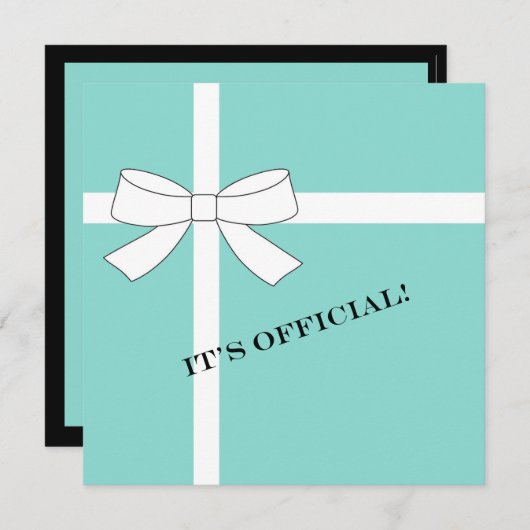 BRIDE & CO's Suite 結婚婚約ディナーパーティー 招待状 (正面/裏面)