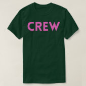 Bride Crew Pink Bachelorette Party Group Celebrati Tシャツ (デザイン正面)