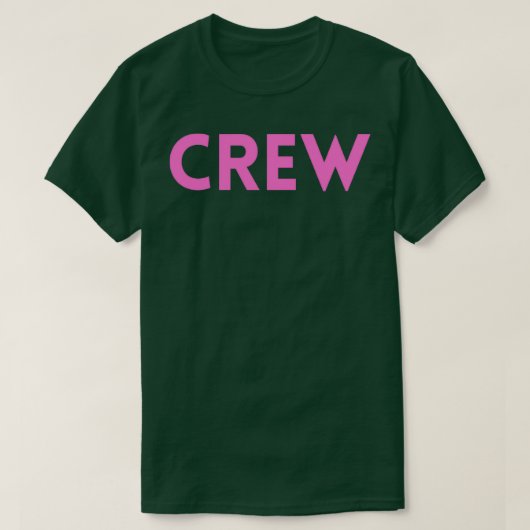 Bride Crew Pink Bachelorette Party Group Celebrati Tシャツ (デザイン正面)